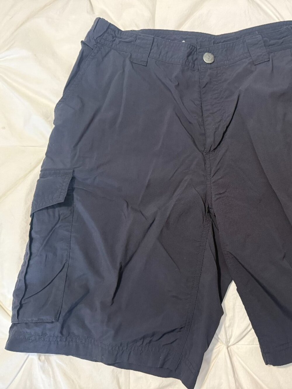 Men's Black Columbia Fishing, Hiking, Travel Shorts, Size34